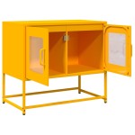 vidaXL Dulap TV, galben muștar, 68x39x60,5 cm, oțel laminat la rece