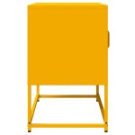 vidaXL Dulap TV, galben muștar, 68x39x60,5 cm, oțel laminat la rece