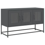 vidaXL Dulap TV, antracit, 100,5x39x60,5 cm, oțel laminat la rece