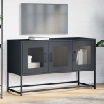 vidaXL Dulap TV, antracit, 100,5x39x60,5 cm, oțel laminat la rece