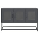 vidaXL Dulap TV, antracit, 100,5x39x60,5 cm, oțel laminat la rece
