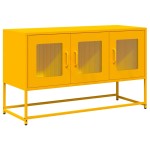 vidaXL Dulap TV, galben muștar, 100,5x39x60,5 cm, oțel laminat la rece