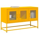 vidaXL Dulap TV, galben muștar, 100,5x39x60,5 cm, oțel laminat la rece