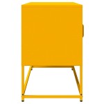 vidaXL Dulap TV, galben muștar, 100,5x39x60,5 cm, oțel laminat la rece