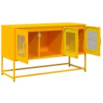 vidaXL Dulap TV, galben muștar, 100,5x39x60,5 cm, oțel laminat la rece