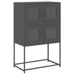 vidaXL Dulap înalt, antracit, 68x39x107 cm, oțel vidaXL Dulap înalt, antracit, 68x39x107 cm, oțel