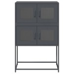 vidaXL Dulap înalt, antracit, 68x39x107 cm, oțel vidaXL Dulap înalt, antracit, 68x39x107 cm, oțel
