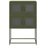 vidaXL Dulap înalt, verde măsliniu, 68x39x107 cm, oțel vidaXL Dulap înalt, verde măsliniu, 68x39x107 cm, oțel
