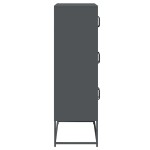 vidaXL Dulap înalt, antracit, 68x39x123 cm, oțel vidaXL Dulap înalt, antracit, 68x39x123 cm, oțel