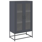 vidaXL Dulap înalt, antracit, 68x39x123 cm, oțel vidaXL Dulap înalt, antracit, 68x39x123 cm, oțel