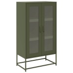 vidaXL Dulap înalt, verde măsliniu, 68x39x123 cm, oțel vidaXL Dulap înalt, verde măsliniu, 68x39x123 cm, oțel