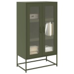 vidaXL Dulap înalt, verde măsliniu, 68x39x123 cm, oțel vidaXL Dulap înalt, verde măsliniu, 68x39x123 cm, oțel