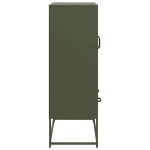 vidaXL Dulap înalt, verde măsliniu, 68x39x111,5 cm, oțel vidaXL Dulap înalt, verde măsliniu, 68x39x111,5 cm, oțel