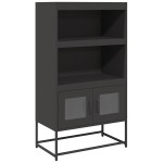vidaXL Dulap înalt, negru, 68x39x123 cm, oțel vidaXL Dulap înalt, negru, 68x39x123 cm, oțel