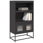 vidaXL Dulap înalt, negru, 68x39x123 cm, oțel vidaXL Dulap înalt, negru, 68x39x123 cm, oțel