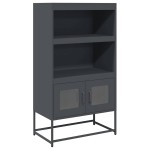 vidaXL Dulap înalt, antracit, 68x39x123 cm, oțel vidaXL Dulap înalt, antracit, 68x39x123 cm, oțel
