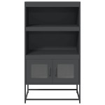 vidaXL Dulap înalt, antracit, 68x39x123 cm, oțel vidaXL Dulap înalt, antracit, 68x39x123 cm, oțel