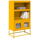 vidaXL Dulap înalt, galben muștar, 68x39x123 cm, oțel vidaXL Dulap înalt, galben muștar, 68x39x123 cm, oțel