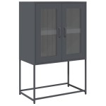 vidaXL Dulap înalt, antracit, 68x39x107 cm, oțel vidaXL Dulap înalt, antracit, 68x39x107 cm, oțel