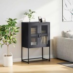 vidaXL Dulap înalt, antracit, 68x39x107 cm, oțel vidaXL Dulap înalt, antracit, 68x39x107 cm, oțel