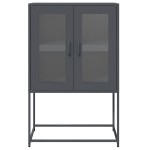 vidaXL Dulap înalt, antracit, 68x39x107 cm, oțel vidaXL Dulap înalt, antracit, 68x39x107 cm, oțel