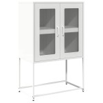 vidaXL Dulap înalt, alb, 68x39x107 cm, oțel vidaXL Dulap înalt, alb, 68x39x107 cm, oțel