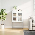 vidaXL Dulap înalt, alb, 68x39x107 cm, oțel vidaXL Dulap înalt, alb, 68x39x107 cm, oțel