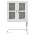 vidaXL Dulap înalt, alb, 68x39x107 cm, oțel vidaXL Dulap înalt, alb, 68x39x107 cm, oțel