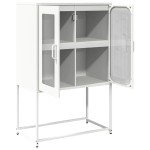vidaXL Dulap înalt, alb, 68x39x107 cm, oțel vidaXL Dulap înalt, alb, 68x39x107 cm, oțel