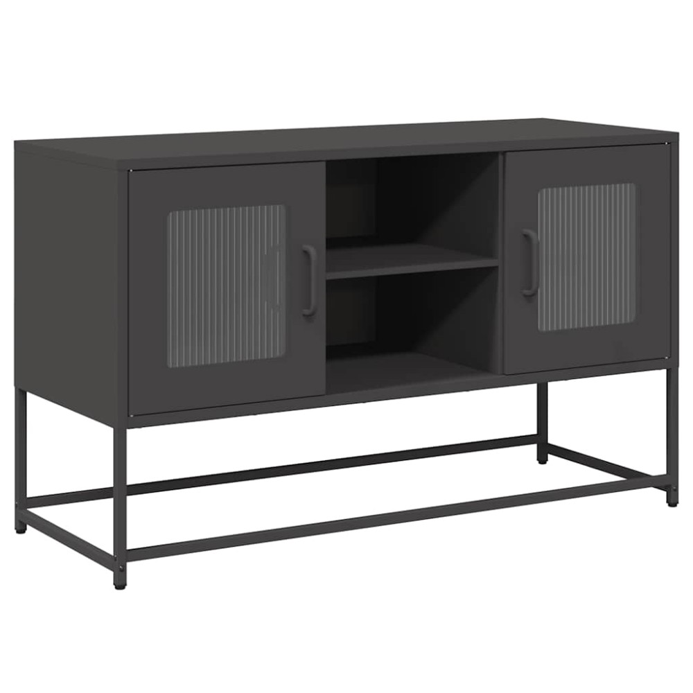 vidaXL Dulap TV, negru, 68,5x39x60,5 cm, oțel