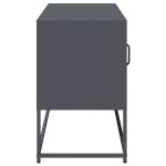 vidaXL Dulap TV, antracit, 100,5x39x60,5 cm, oțel