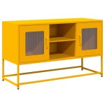 vidaXL Dulap TV, galben muștar, 100,5x39x60,5 cm, oțel