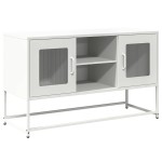 vidaXL Dulap TV, alb, 100,5x39x60,5 cm, oțel vidaXL Dulap TV, alb, 100,5x39x60,5 cm, oțel