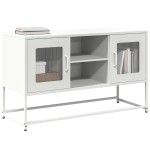vidaXL Dulap TV, alb, 100,5x39x60,5 cm, oțel vidaXL Dulap TV, alb, 100,5x39x60,5 cm, oțel