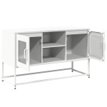 vidaXL Dulap TV, alb, 100,5x39x60,5 cm, oțel vidaXL Dulap TV, alb, 100,5x39x60,5 cm, oțel