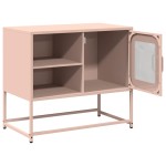 vidaXL Dulap TV, roz, 68x39x60,5 cm, oțel