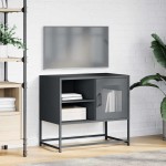 vidaXL Dulap TV, antracit, 68x39x60,5 cm, oțel