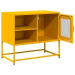 vidaXL Dulap TV, galben muștar, 68x39x60,5 cm, oțel