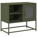 vidaXL Dulap TV, verde măsliniu, 68x39x60,5 cm, oțel