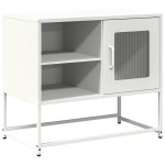 vidaXL Dulap TV, alb, 68x39x60,5 cm, oțel