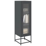 vidaXL Dulap înalt, antracit, 36x39x123 cm, oțel laminat la rece vidaXL Dulap înalt, antracit, 36x39x123 cm, oțel laminat la rece