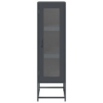 vidaXL Dulap înalt, antracit, 36x39x123 cm, oțel laminat la rece vidaXL Dulap înalt, antracit, 36x39x123 cm, oțel laminat la rece