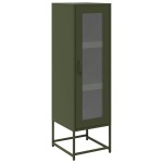 vidaXL Dulap înalt, verde măsliniu, 36x39x123 cm, oțel laminat rece vidaXL Dulap înalt, verde măsliniu, 36x39x123 cm, oțel laminat rece