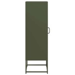 vidaXL Dulap înalt, verde măsliniu, 36x39x123 cm, oțel laminat rece vidaXL Dulap înalt, verde măsliniu, 36x39x123 cm, oțel laminat rece