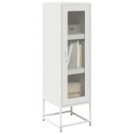 vidaXL Dulap înalt, alb, 36x39x123 cm, oțel laminat la rece