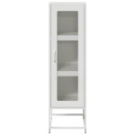 vidaXL Dulap înalt, alb, 36x39x123 cm, oțel laminat la rece