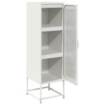 vidaXL Dulap înalt, alb, 36x39x123 cm, oțel laminat la rece
