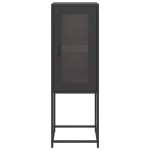vidaXL Dulap, negru, 36x39x107 cm, oțel laminat la rece