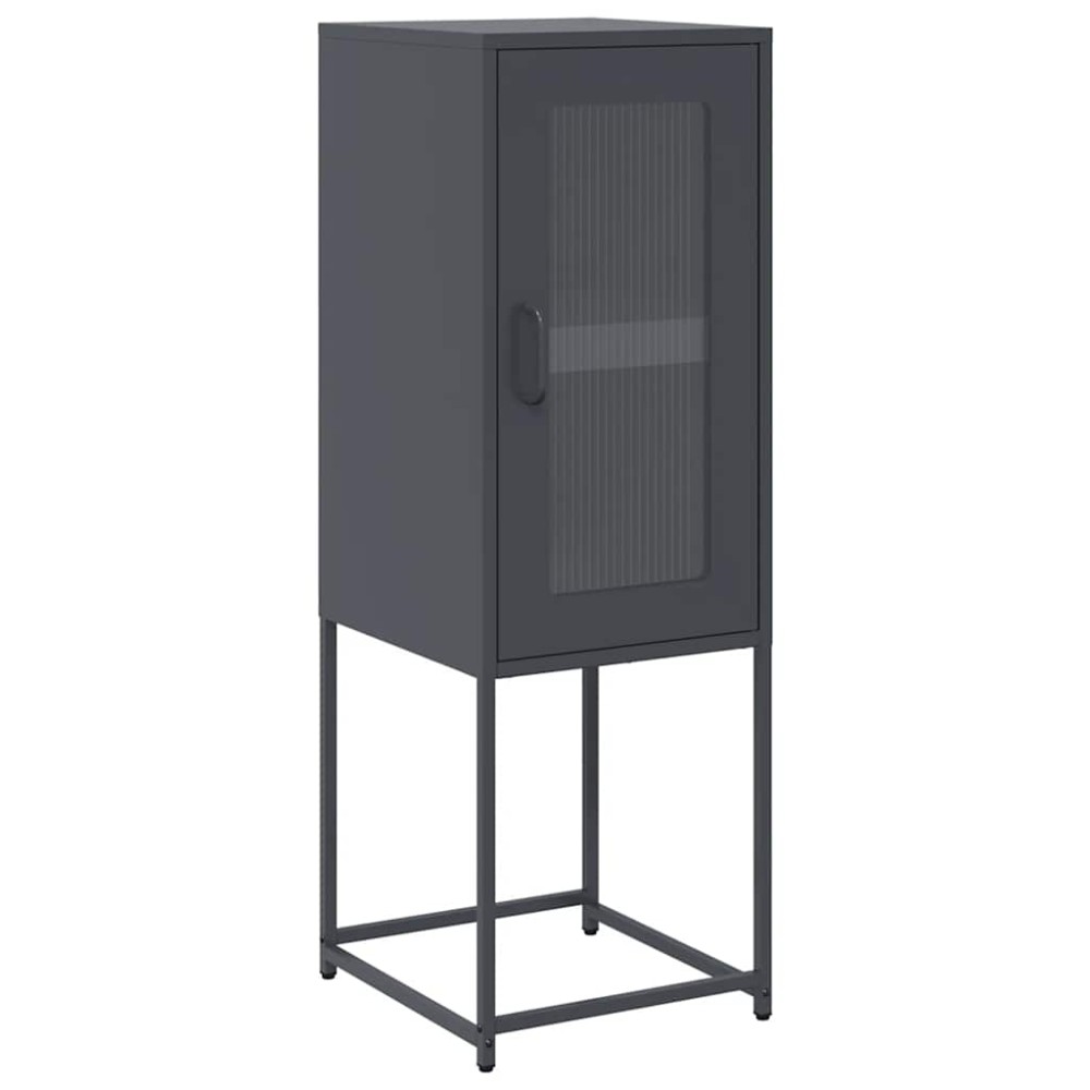 vidaXL Dulap, antracit, 36x39x107 cm, oțel laminat la rece
