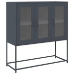 vidaXL Dulap, antracit, 100,5x39x107 cm, oțel laminat la rece